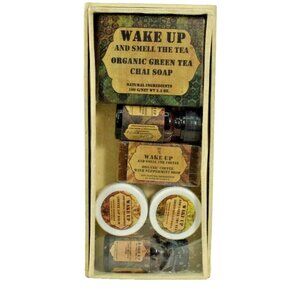 Wild Earth Nepal Wake Up and Smell the Coffee and Green Tea 6pc Gift Set New